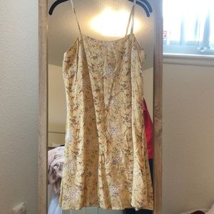 Yellow flower sundress American eagle